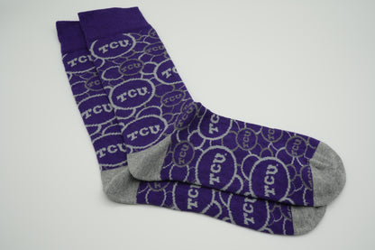 The Riff Ram Bah Zoo - TCU Horn Frogs Dress Socks