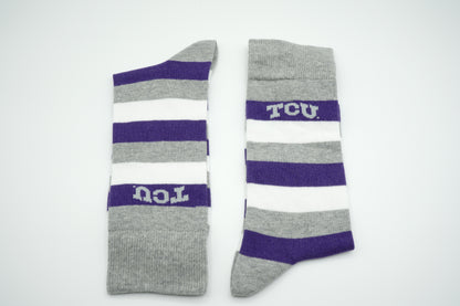 Frog Alley - TCU Horn Frogs Dress Socks